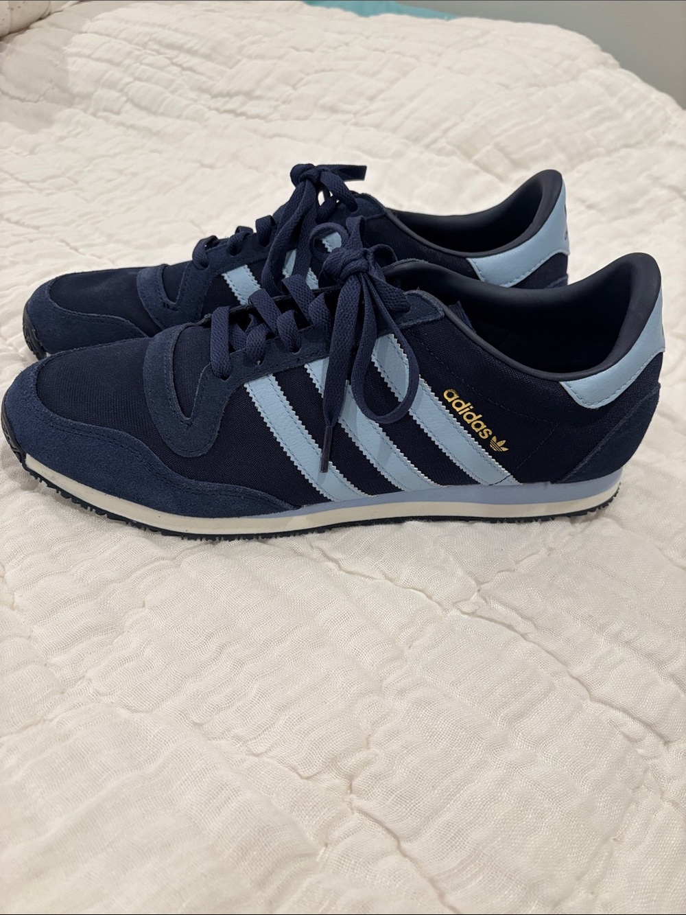 adidas Navy & Light Blue Retro Runner Sneakers